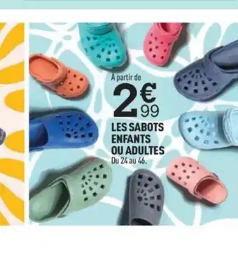 Centrakor LES SABOTS ENFANTS offre