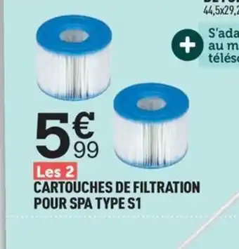 Centrakor CARTOUCHES DE FILTRATION POUR SPA TYPE S1 offre