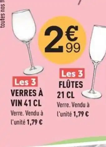 Centrakor VERRES À VIN 41 CL offre