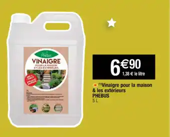 Cora x Carrefour Vinaigre pour la maison & les extérieurs offre