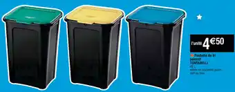 Cora x Carrefour Poubelle de tri sélectif offre