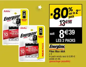 Cora x Carrefour Piles Max AAA offre