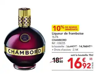 METRO Liqueur de framboise CHAMBORD offre