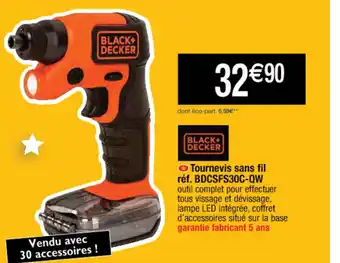 Cora x Carrefour Tournevis sans fil offre