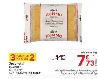 METRO Spaghetti RUMMO (1) offre