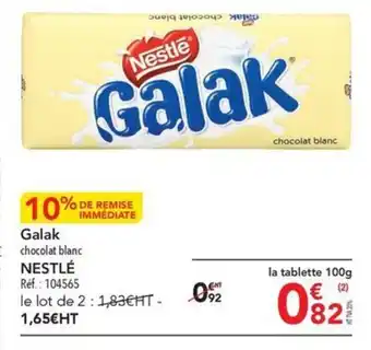 METRO Galak chocolat blanc NESTLÉ offre