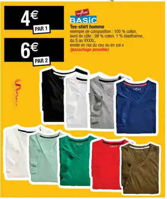 Cora x Carrefour T-Shirt homme offre