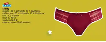 Cora x Carrefour Shorty offre