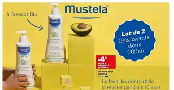 Carrefour maPara parapharmacie Gel lavant doux MUSTELA offre