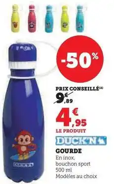 Hyper U Duck'n - gourde offre