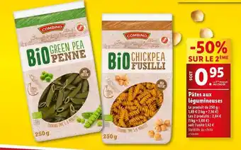 Lidl Combino - pâtes aux légumineuse offre