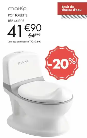 Aubert maÏka POT TOILETTE offre