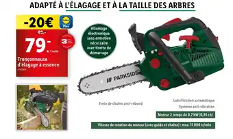 Lidl Tronçonneuse d'élagage à essence offre