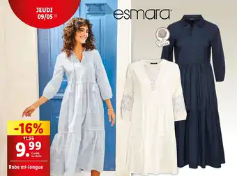 Lidl Robe mi-longue offre