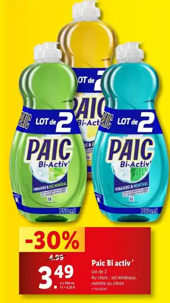 Lidl Paic Bi activ * offre