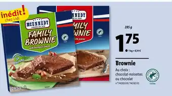 Lidl Brownie offre