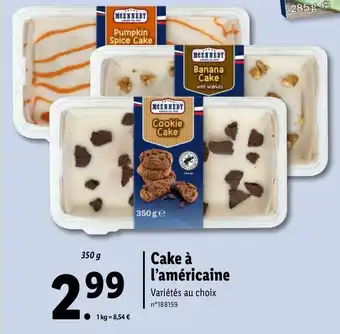 Lidl Cake à l'américaine offre
