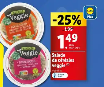 Lidl Salade de céréales veggie (2) offre