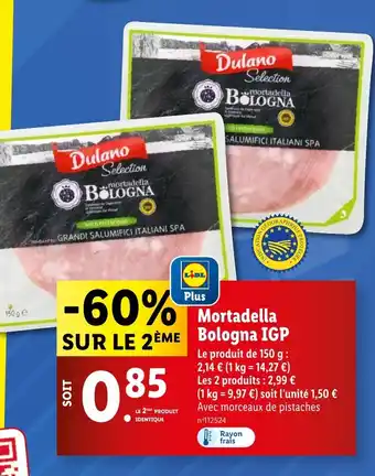 Lidl Mortadella Bologna IGP offre