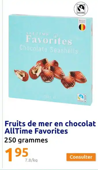 Action Fruits de mer en chocolat AllTime Favorites 250 grammes offre