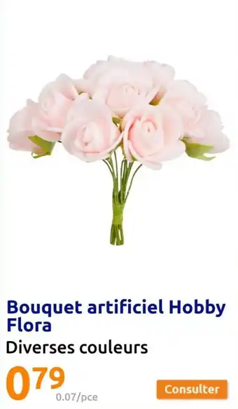 Action Bouquet artificiel Hobby Flora Diverses couleurs offre