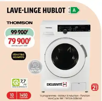 Darty LAVE-LINGE HUBLOT offre