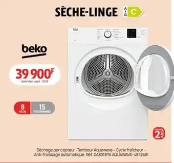 Darty SÈCHE-LINGE offre