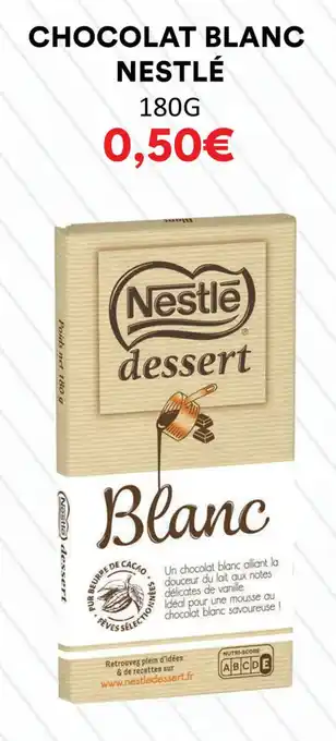 Hmarket CHOCOLAT BLANC NESTLÉ offre