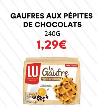 Hmarket GAUFRES AUX PÉPITES DE CHOCOLATS offre