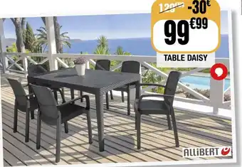 La Foir'Fouille TABLE DAISY offre