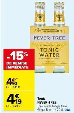 Carrefour Market Fever-tree - tonic offre