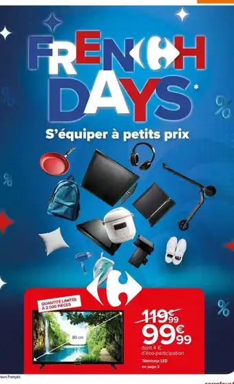 Carrefour Drive Téléviseur led offre