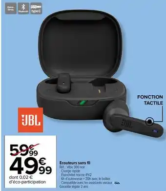 Carrefour Drive Jbl - ecouteurs sans fil offre