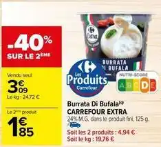 Carrefour Carrefour - burrata di bufala extra offre