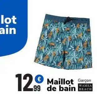 La Halle Wamea beach - maillot de bain garçon offre