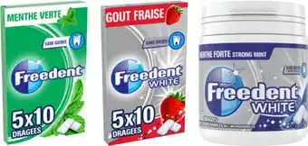 Carrefour Market FREEDENT SUR TOUS LES CHEWING-GUMS offre