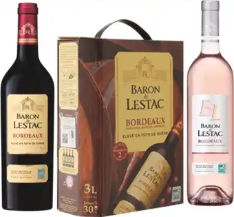 Carrefour Market BARON DE LESTAC SUR TOUS LES VINS offre