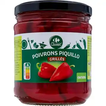 Carrefour CARREFOUR CLASSIC' Poivrons Piquillo entiers grillés offre