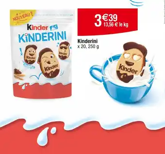 Cora x Carrefour Kinder Kinderini offre