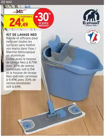 Intermarché ELEPHANT KIT DE LAVAGE NEO offre