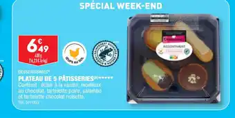 ALDI PLATEAU DE 5 PÂTISSERIES offre