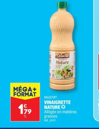 ALDI VINAIGRETTE NATURE offre