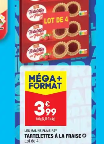 ALDI TARTELETTES À LA FRAISE offre