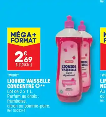 ALDI LIQUIDE VAISSELLE CONCENTRÉ offre