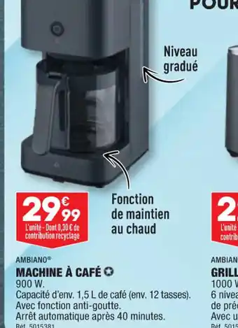 ALDI MACHINE À CAFÉ offre