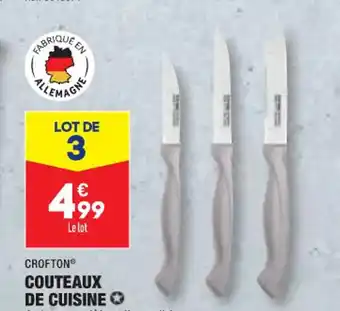 ALDI COUTEAUX DE CUISINE ✪ offre