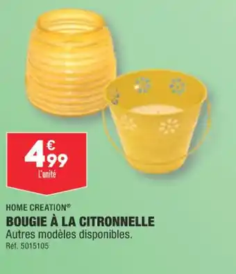 BOUGIE À LA CITRONNELLE