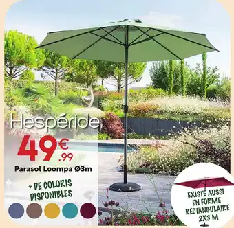 Maxi Bazar Parasol Loompa Ø3m offre