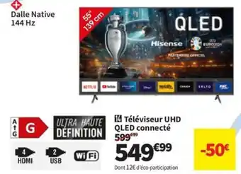 Conforama Téléviseur UHD QLED connecté offre