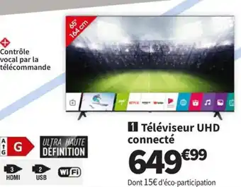 Conforama Téléviseur UHD connecté offre
